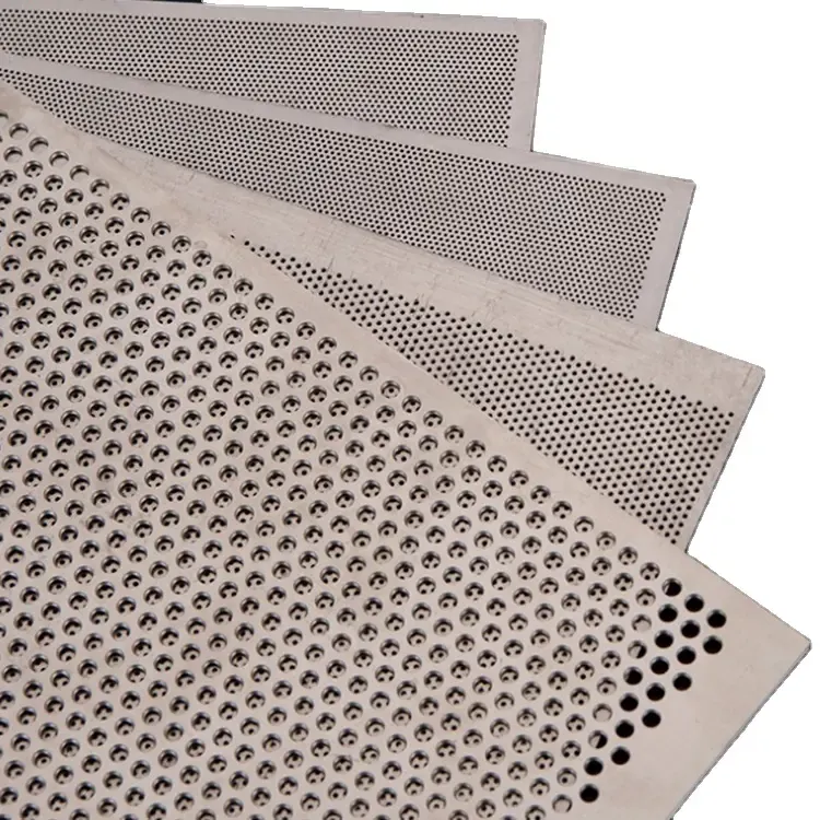Decorative perforated metal sheet