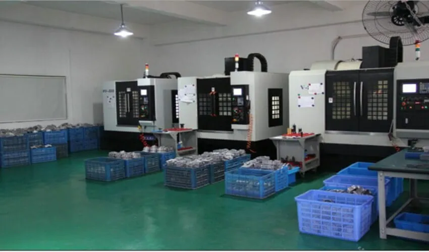 Machine shop floor at Wuxi Lead Precision Machinery in Wuxi China