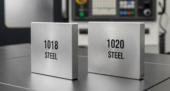 1018 vs 1020 steel CNC Parts