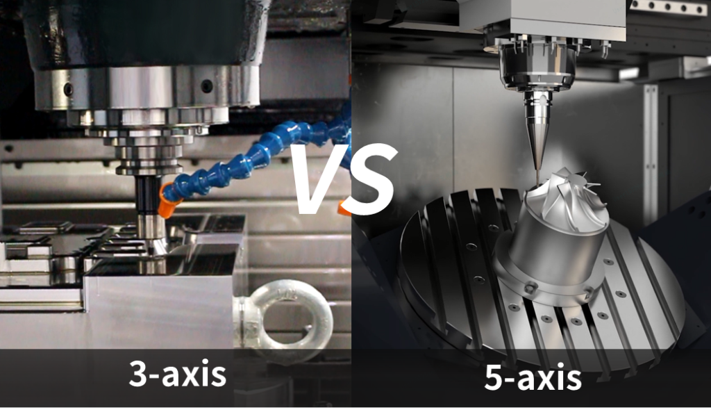3 axis vs 5 axis cnc manufacturing