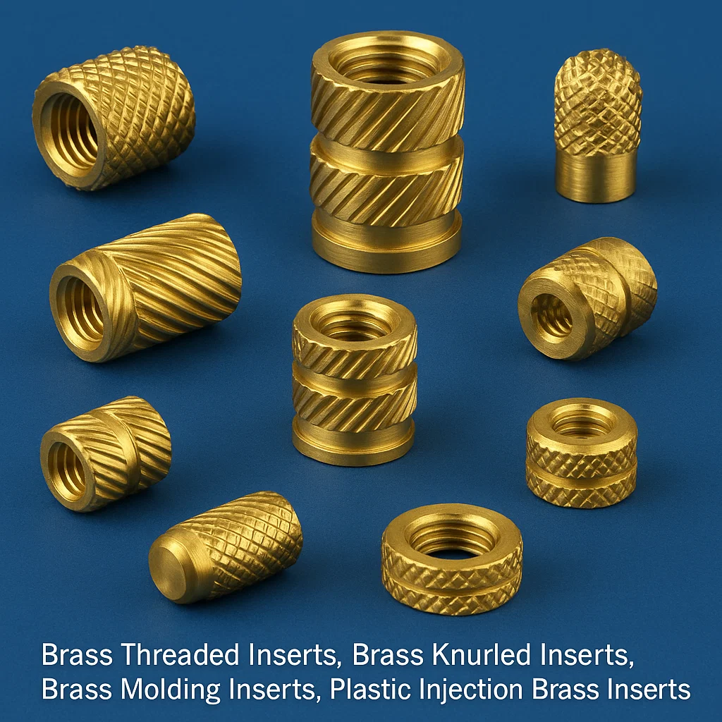 brass inserts for plastic injection molding manufacturing