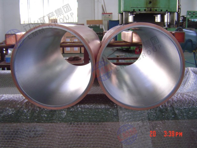 copper mould tube CNC Parts