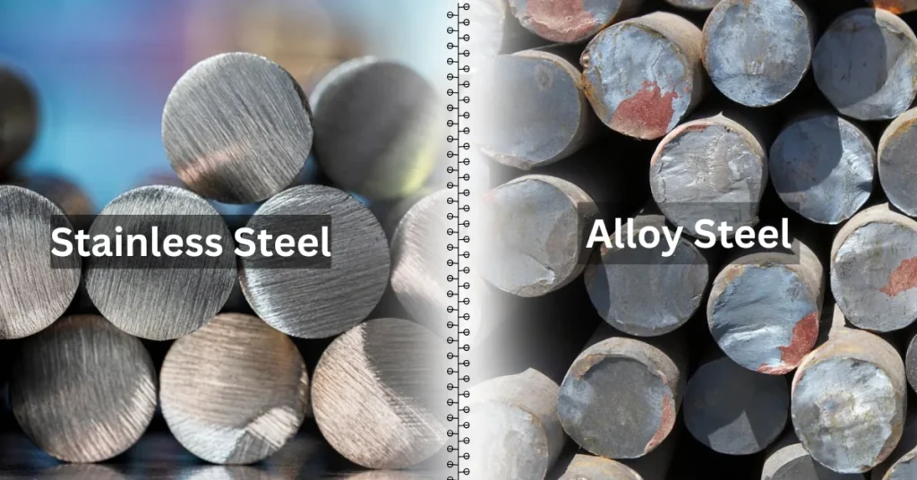 difference between stainless steel and alloy steel manufacturing