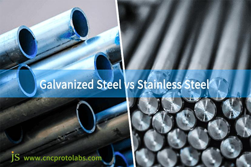 galvanized vs carbon steel CNC Parts
