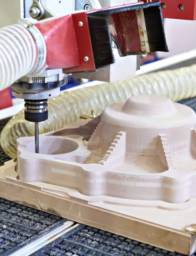 high density polyethylene molding CNC Parts