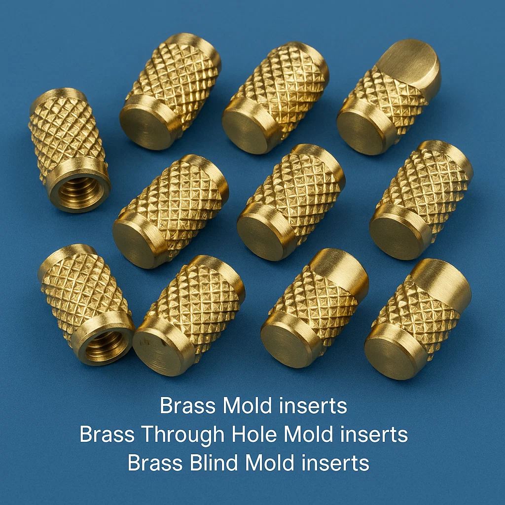 mold in threaded inserts for plastic manufacturing