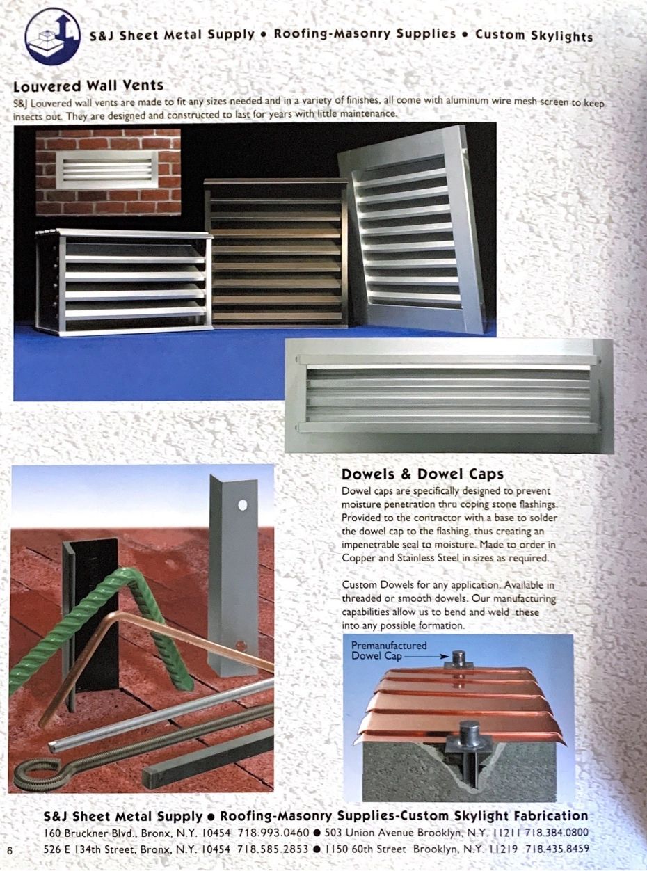 s & j sheet metal supply inc manufacturing