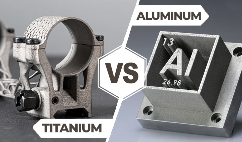series 10 aluminum vs titanium CNC Parts