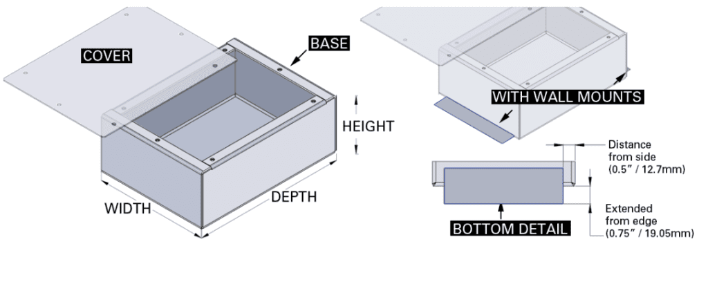sheet metal box design manufacturing