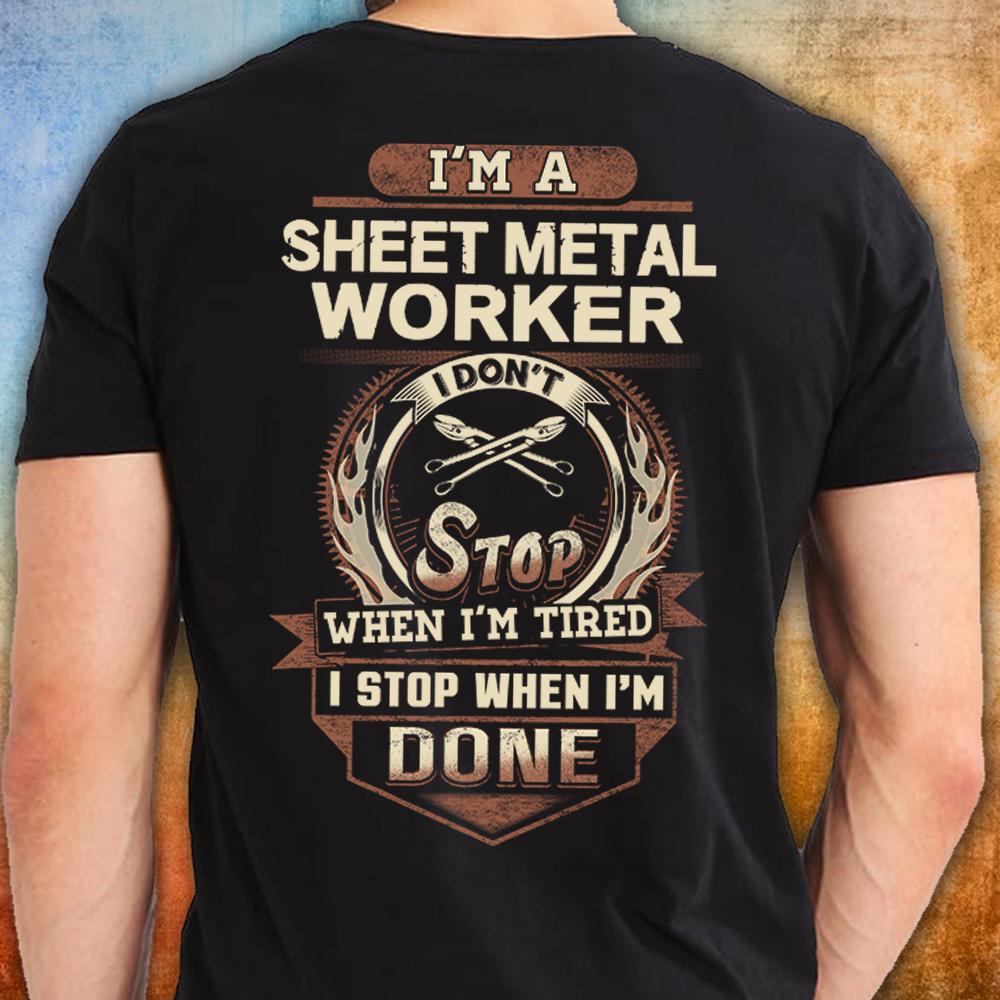 sheet metal t shirts manufacturing