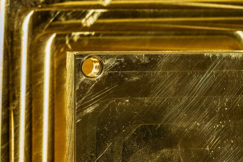 thin brass sheet CNC Parts